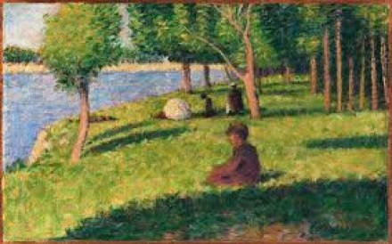 Seated Figures Study for A Sunday Afternoon on the Island of La Grande Jatte
